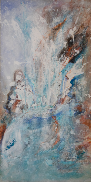 Shaped by Nature Series of mixed media paintings by Chris Marshall Perth WA